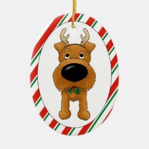 Enfeites de natal de Terrier irlandês
