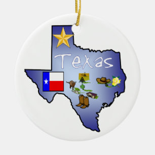 Enfeites de natal de Texas