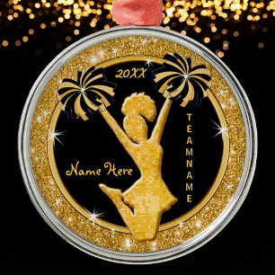 Enfeites de natal de torcida, Pretos e Dourados