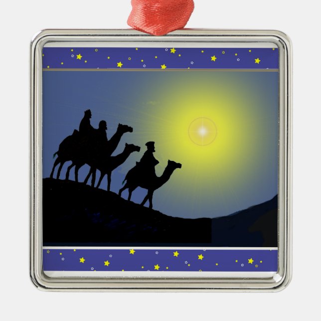 Enfeites de natal de três homens sábios (Frente)