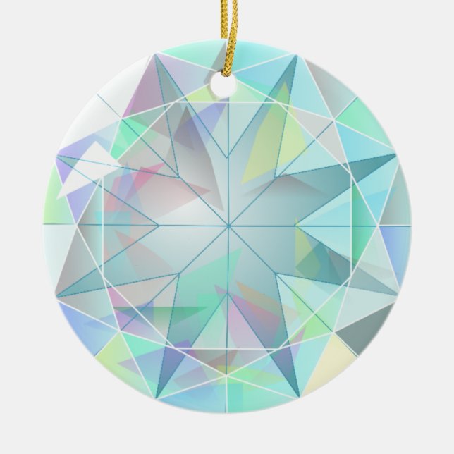 Enfeites de natal Diamond Star (Frente)