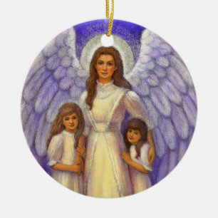 Enfeites de natal do "anjo-da-guarda"