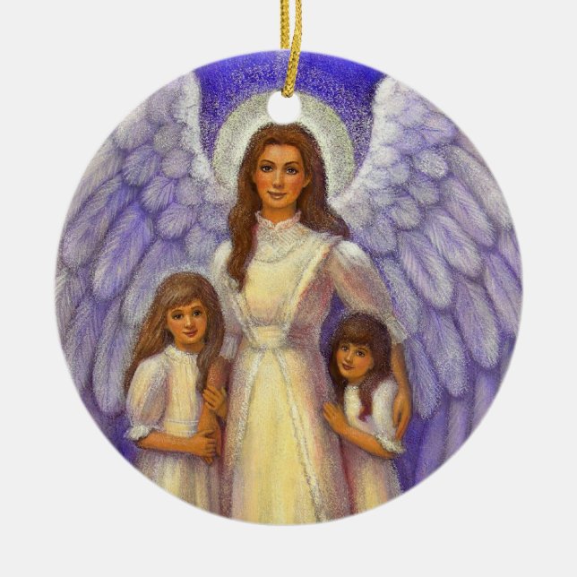Enfeites de natal do "anjo-da-guarda" (Frente)