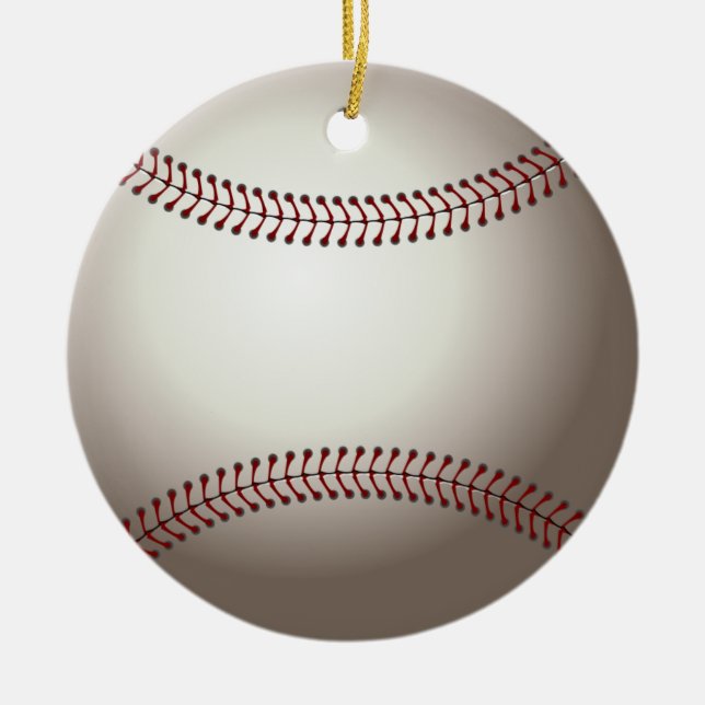 Enfeites de natal do basebol (Frente)