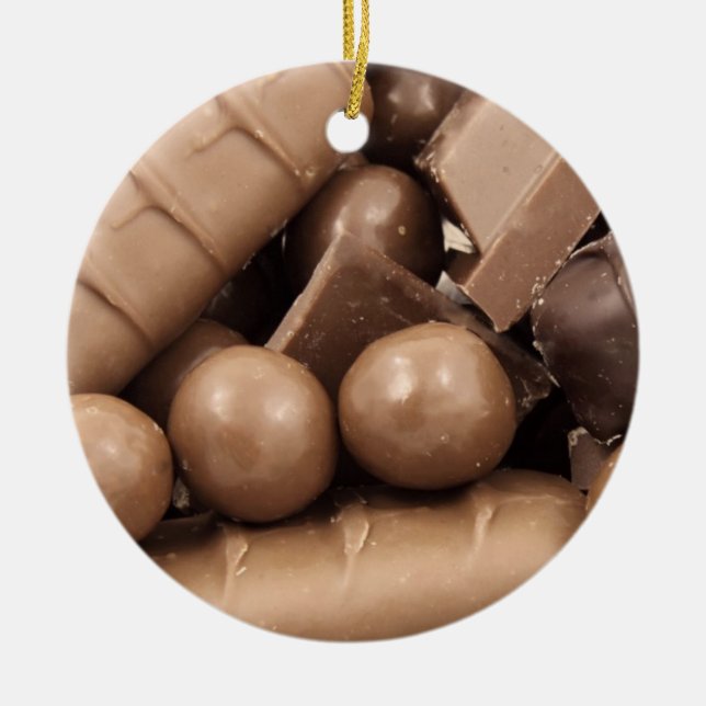 Enfeites de natal do chocolate (Frente)