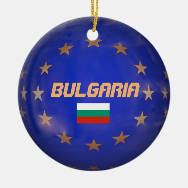 Enfeites de natal do Círculo Europeu da Bulgária (Frente)