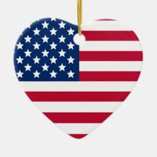 Enfeites de natal do coração de Aamerican