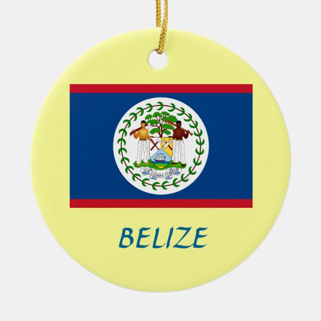 Enfeites de natal do costume de BELIZE* (Frente)