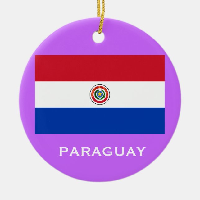 Enfeites de natal do costume de PARAGUAY* (Frente)