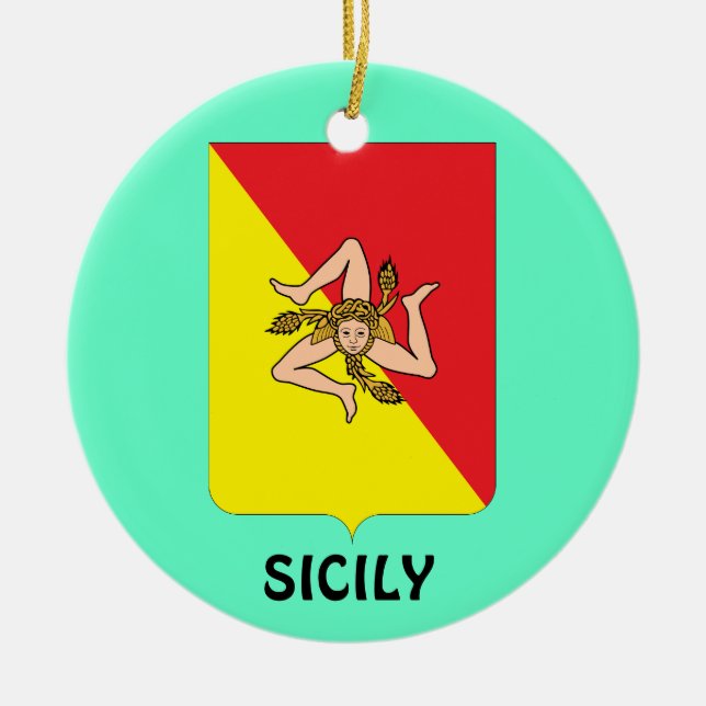 Enfeites de natal do costume de SICILY* (Frente)