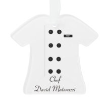 Enfeites de natal do cozinheiro chefe