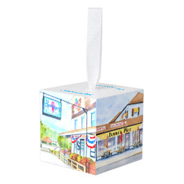 Enfeites de natal do Cubo Stone Harbor New Jersey