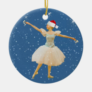 Enfeites de natal do dançarino de balé