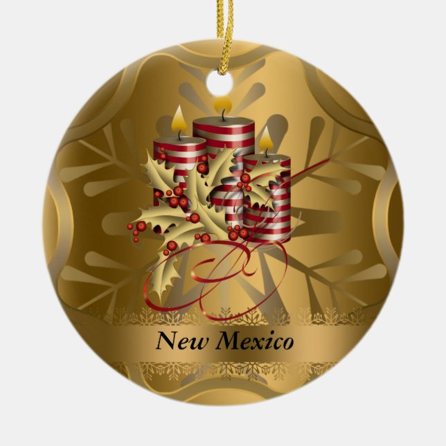 Enfeites de natal do estado de New mexico (Frente)