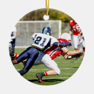 Enfeites de natal do futebol americano