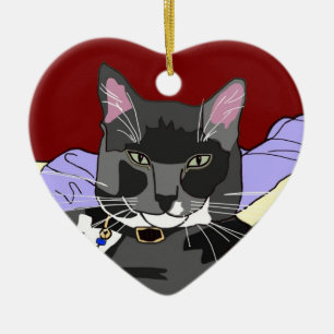 Enfeites de natal do gato de Smokey