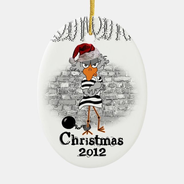 Enfeites de natal do Jailbird (Frente)