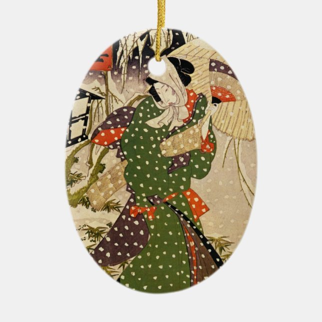 Enfeites de natal do japonês do vintage (Frente)
