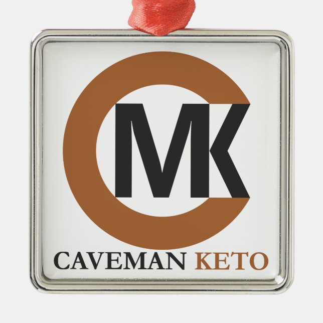 Enfeites de natal do Keto do homem das cavernas (Frente)