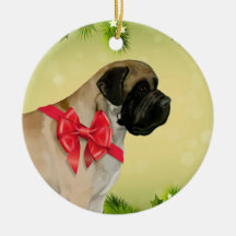 Enfeites de natal do Mastiff