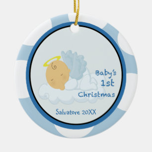 Enfeites de natal do menino do anjo øs