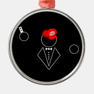 Enfeites de natal do metal de GSO