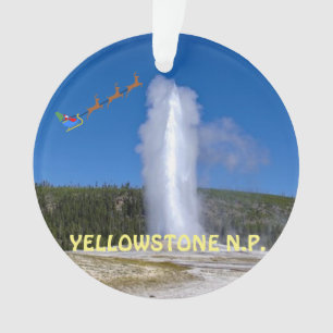 Enfeites de natal do Parque Nacional Yellowstone