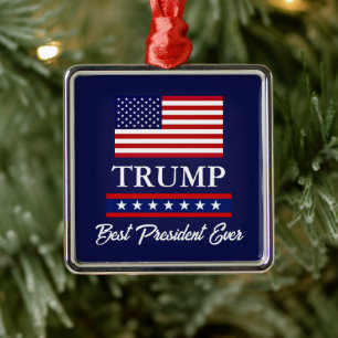ENFEITES DE NATAL DO PRESIDENTE DONALD TRUMP