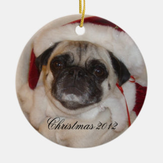 Enfeites de natal do Pug