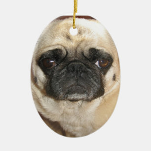 Enfeites de natal do Pug