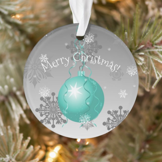 Enfeites de natal do Rico teal (Árvore)