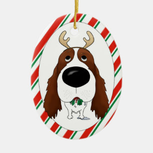 Enfeites de natal do Spaniel de Springer inglês
