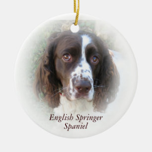 Enfeites de natal do Spaniel de Springer inglês