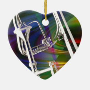 Enfeites de natal do Trombone de corrediça VOCÊ