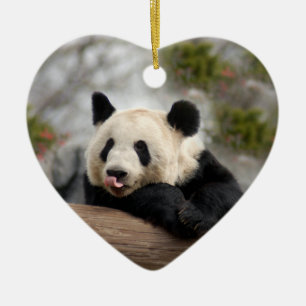 Enfeites de natal do urso de panda