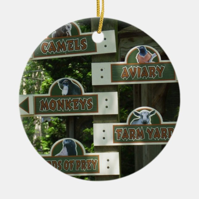 Enfeites de natal do Zoo de Cabo Maio (Frente)