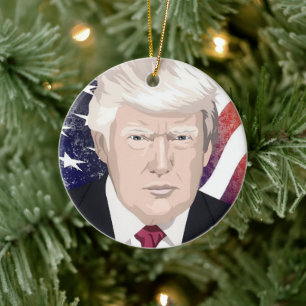 ENFEITES DE NATAL DONALD TRUMP