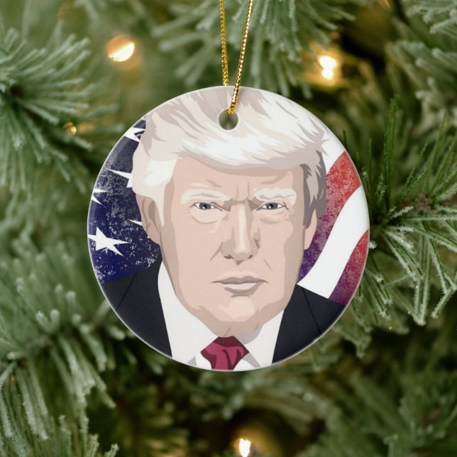 Enfeites de natal DONALD TRUMP (Árvore)
