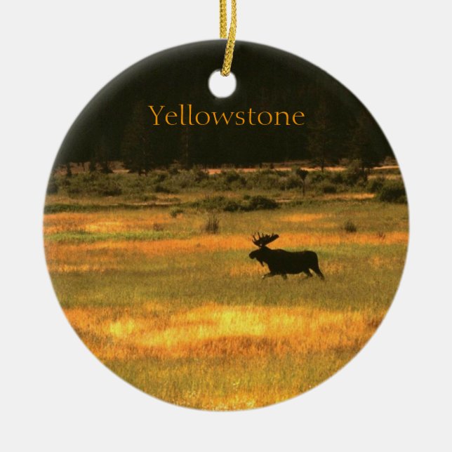 Enfeites de natal dos alces de Yellowstone (Frente)