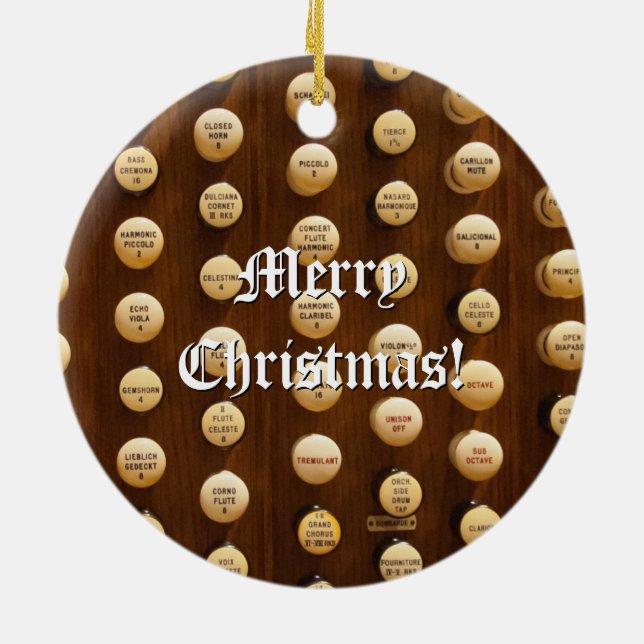 Enfeites de natal dos botões da parada de órgão da (Traseira)