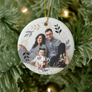 Enfeites de natal Dourado e preto