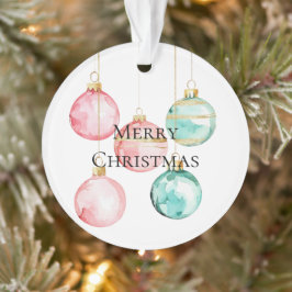 Enfeites de natal Dourados Rosa Cor-de-rosa-branca