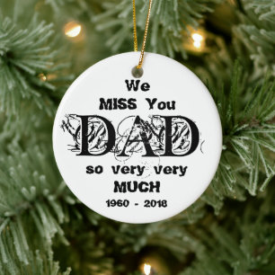Enfeites de natal em memória Loving personalizada