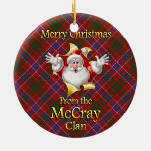 Enfeites de natal Escocês Clan McCray