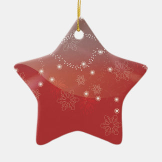 Enfeites de natal estrelas vermelhas