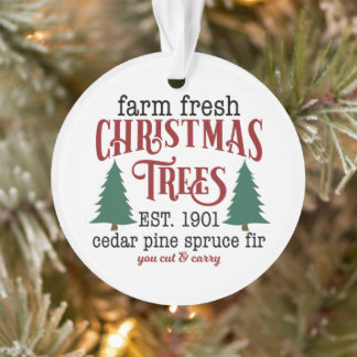 Enfeites de natal Fazenda de Árvores de Natal Fres