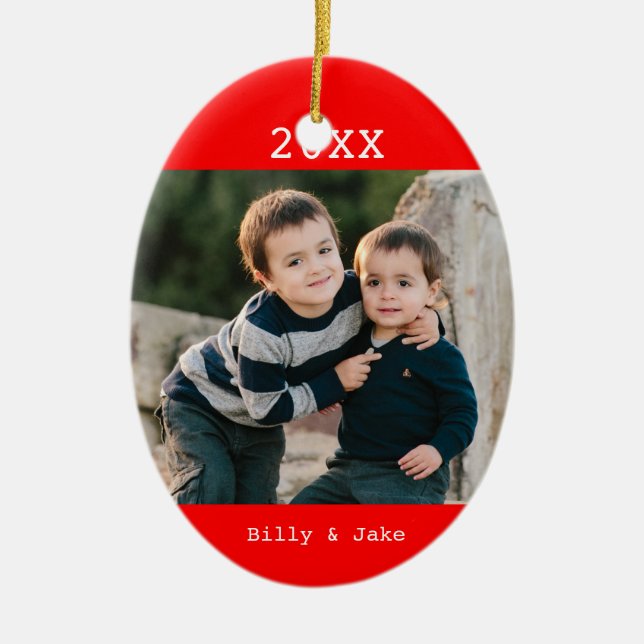 Enfeites de natal feitos sob encomenda da foto (Frente)