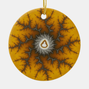 Enfeites de natal Fractal De Laca De Gelo