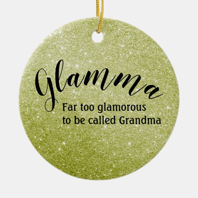 Enfeites de natal Glamma da Glitter (Frente)