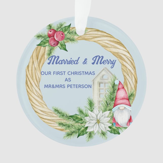 Enfeites de natal Gnome (Frente)